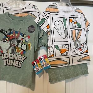 🍁NWT- set of 2 Looney Tunes Tees - size 5T